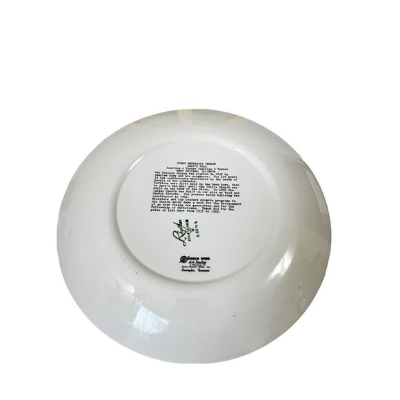 Methodist Church West Chicago, Illinois Collector Plates 10" - Picture 3 of 3